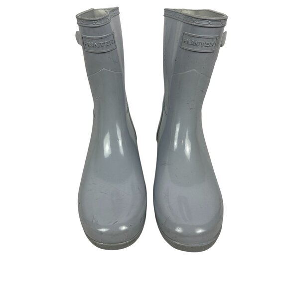 Hunter Womens Short Gloss Rain Boots Size 6 - Picture 1 of 10